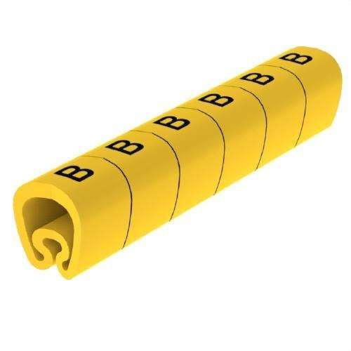 Segnalatori pretagliati gialli Ø18 PVC plastificati con riferimento 1813-B del marchio UNEX