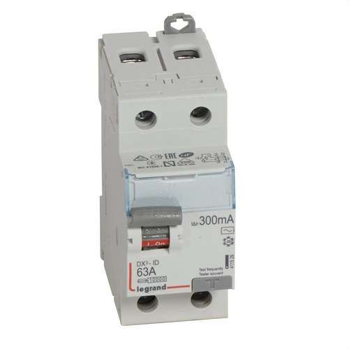 Differenziale DX3 2P 63A 300mA Classe AC con riferimento 411526 del marchio LEGRAND