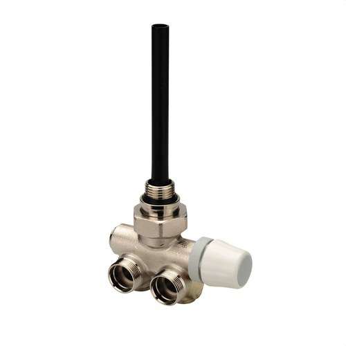Valvola termostatizzabile monotubo Portasciugamani a parete testa sinistra filetto maschio 1/2" con riferimento 52110 del marchio ORKLI