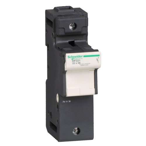 Portafusibili senza pilota 1P 125A fusibile 22X58 con riferimento DF221 del marchio SCHNEIDER ELECTRIC