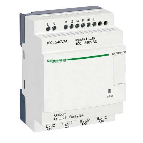 Relè programmabile ZELIO 100-240V I/O-10 LADDER con riferimento SR2D101FU del marchio SCHNEIDER ELECTRIC