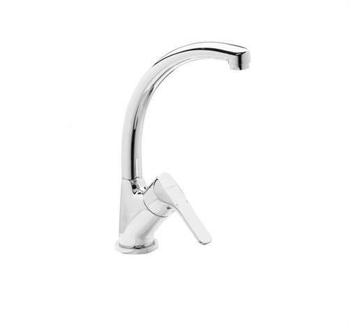 Rubinetto da cucina monocomando becco sagomato K8 cromo con riferimento 61204 28 45 66 del marchio GENEBRE