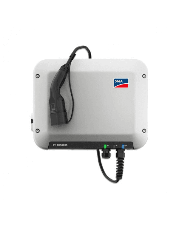 Caricabatterie auto elettrica trifase 22 kW SMA EV CHARGER 22 Cavo 5 metri Tipo 2 con riferimento EVC22-3AC-10 del marchio SMA SOLAR