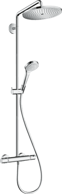 Set doccia termostatico Croma Select S Showerpipe 280 con riferimento 26790000 del marchio HANSGROHE