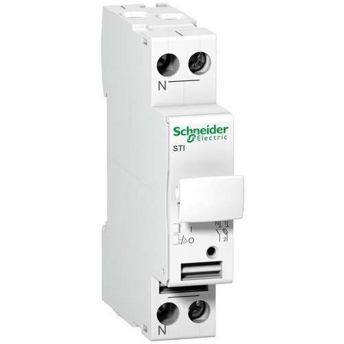 Interruttore sezionatore fusibile STI 1P+N 500V con riferimento A9N15646 del marchio SCHNEIDER ELECTRIC