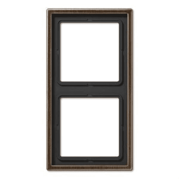 Cornice doppia Jung LS990 Ottone antik con riferimento ME2982AT del marchio JUNG