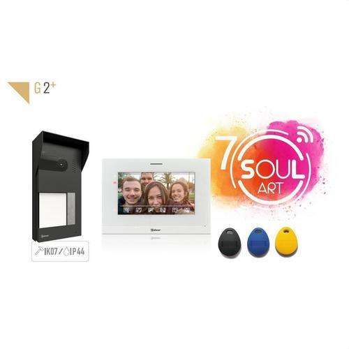 Kit videocitofono per 1 abitazione con wifi Golmar Soul S5110/ART 7W con riferimento 12205118 del marchio GOLMAR