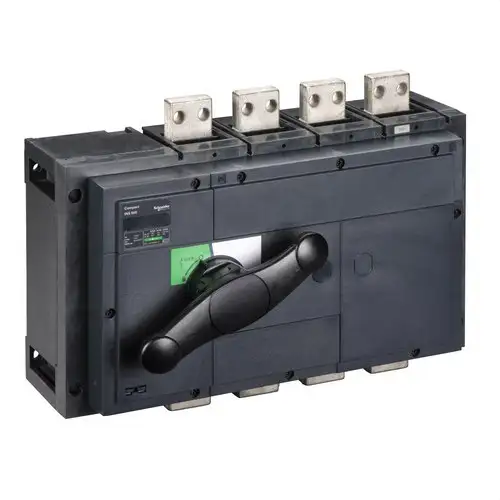 Interruttore sezionatore Interpact INS800 4 P 800 A con riferimento 31331 del marchio SCHNEIDER ELECTRIC