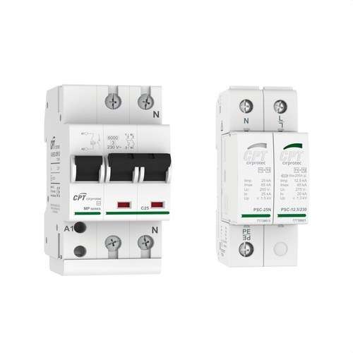 Set di protezione contro le sovratensioni 2MP-25 + PSC2-12,5/230 TT con riferimento 77706575 del marchio CIRPROTEC