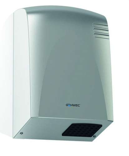 Asciugamani con sensore elettronico Wecflow acciaio inossidabile satinato con riferimento GW01 14 04 01 del marchio GENWEC