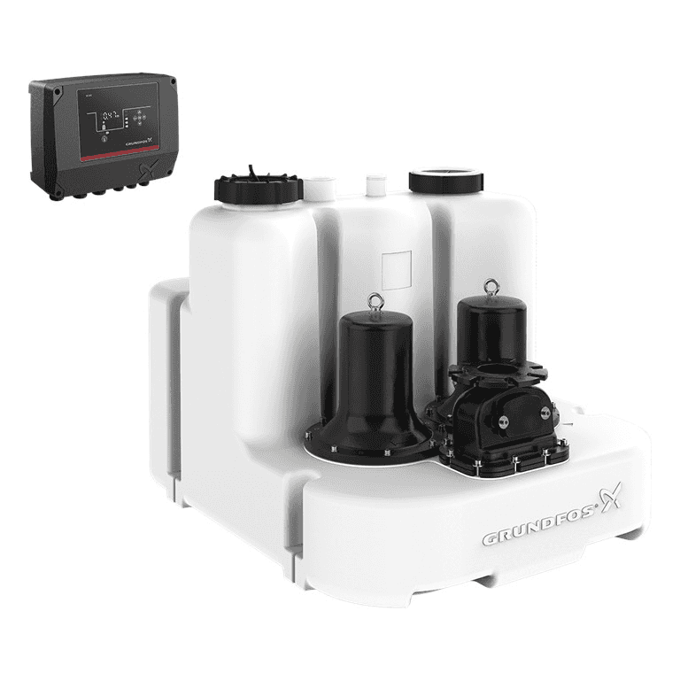 Stazione di sollevamento a doppia pompa Grundfos Multilift MLD.32.3.2 con riferimento 97901112 del marchio GRUNDFOS