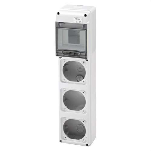 Quadro Q-DIN5 3 BASI 16A SCATOLA ANTICH con riferimento GW68031N del marchio GEWISS