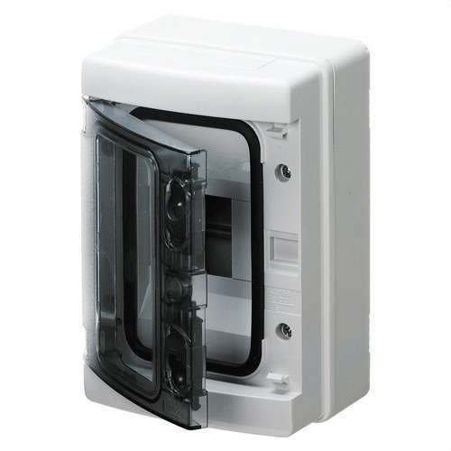 Scatola di distribuzione da superficie stagna 4 moduli con riferimento GW40101 del marchio GEWISS