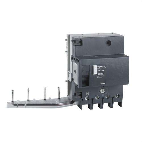 Blocco differenziale VIGI NG125/63 4P 300mA Classe AC con riferimento 19005 del marchio SCHNEIDER ELECTRIC