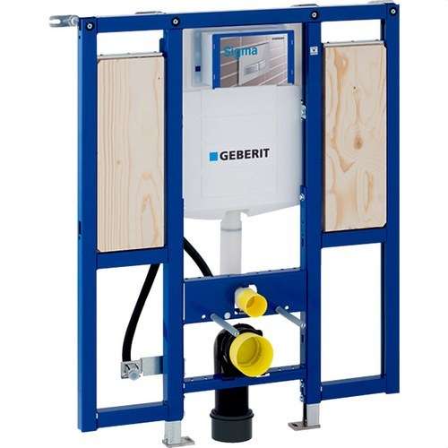 Telaio Geberit Duofix per WC sospeso 112cm con cassetta con riferimento 111.375.00.5 del marchio GEBERIT