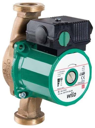 Pompa di circolazione Wilo Star-Z 25/2 EM 180 mm 230V PN10 con riferimento 4029062 del marchio WILO