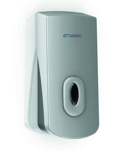 Dispenser di sapone da 1000ml in ABS argentato con riferimento GW04 12 01 04 del marchio GENWEC