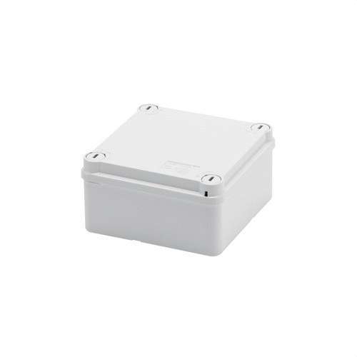 Scatola di derivazione con coperchio basso e viti a rotazione 100x100x50mm con riferimento GW44234 del marchio GEWISS