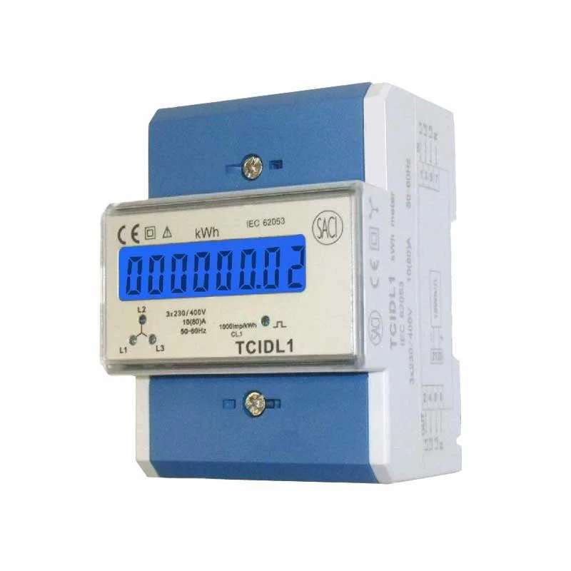 Contatore di energia trifase diretto fino a 80A TCIDL1 con riferimento YTCIDLMID22305 del marchio SACI