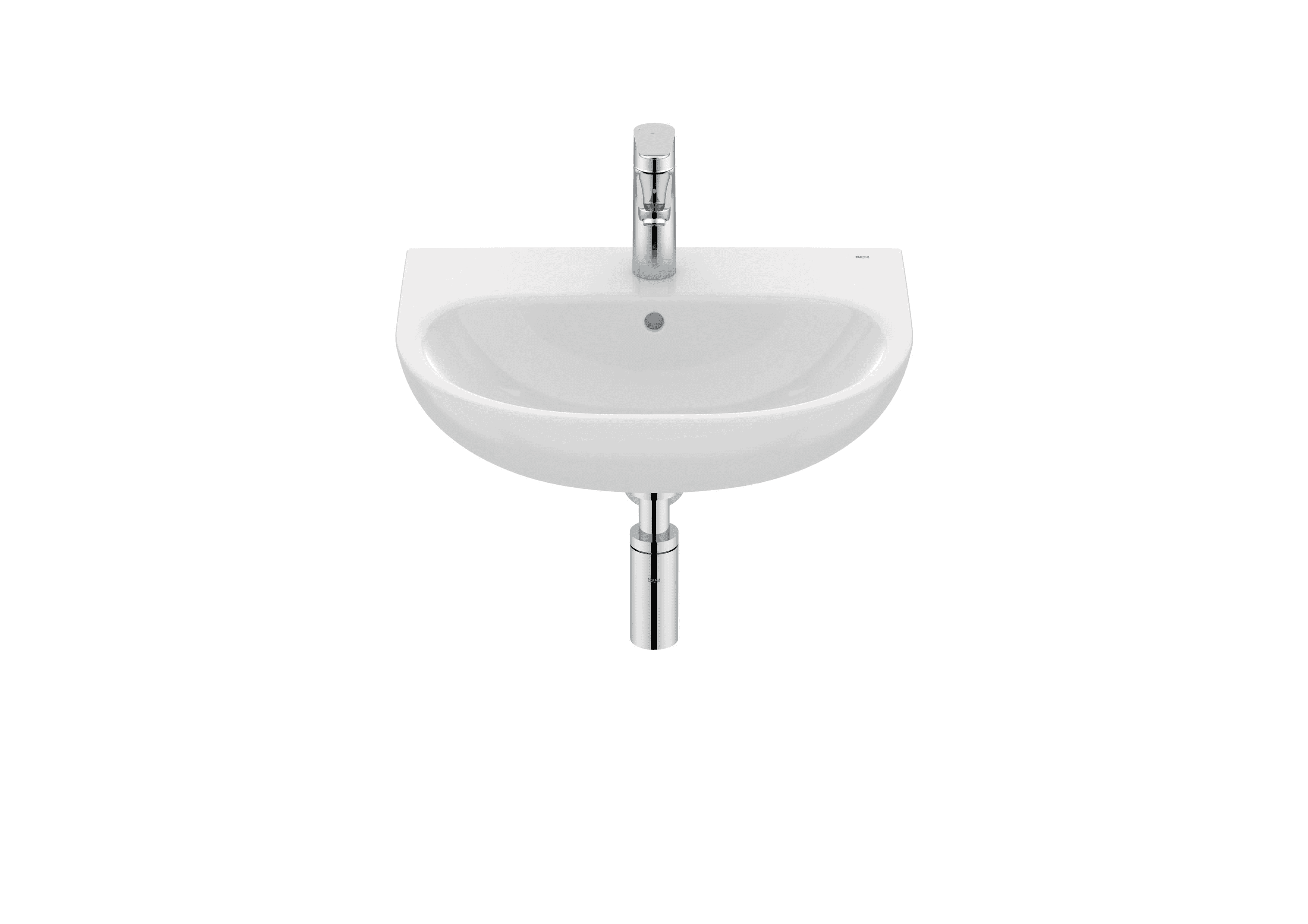 Lavabo a parete in porcellana con fissaggi Roca Victoria 520x425mm con riferimento A325V03000 del marchio ROCA