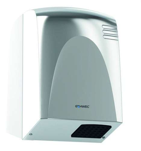Asciugamani con sensore elettronico Wecflow acciaio inossidabile lucido con riferimento GW01 14 04 02 del marchio GENWEC