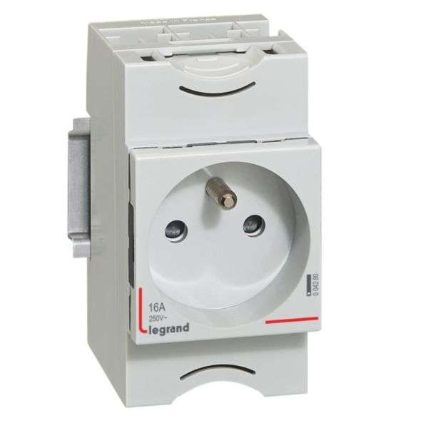 Presa di corrente - 10/16A - 250V~ - 2P+T sporgente - con otturatore con riferimento 004280 del marchio LEGRAND