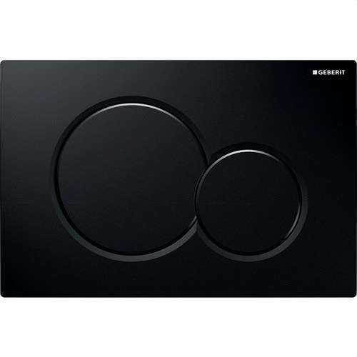 Pulsante a doppio scarico SIGMA01 nero intenso con riferimento 115.770.DW.5 del marchio GEBERIT
