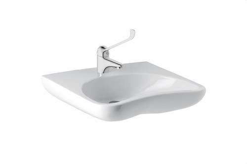 Lavabo per persone con mobilità ridotta con set di fissaggio Gala Blue con riferimento 1006001 del marchio GALA