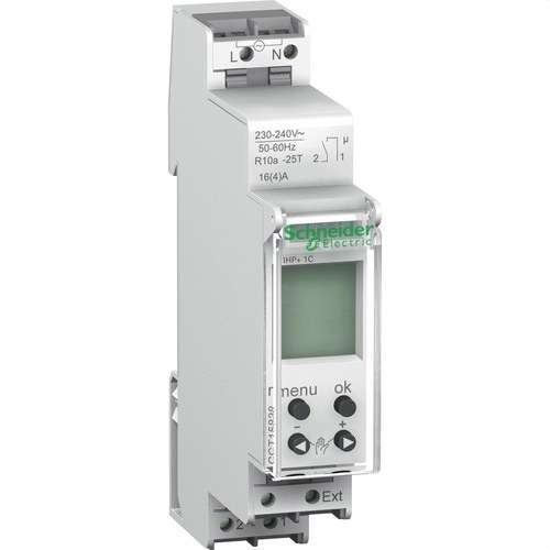 Interruttore orario digitale Acti 9 iID IHP+ 1 Modulo con riferimento CCT15838 del marchio SCHNEIDER ELECTRIC