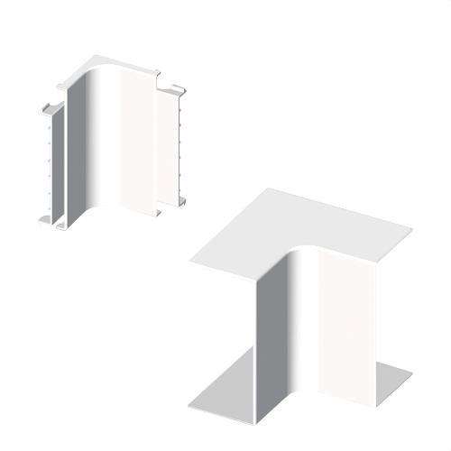 Angolo interno bianco 20x30mm U24X con riferimento 78343-2 del marchio UNEX