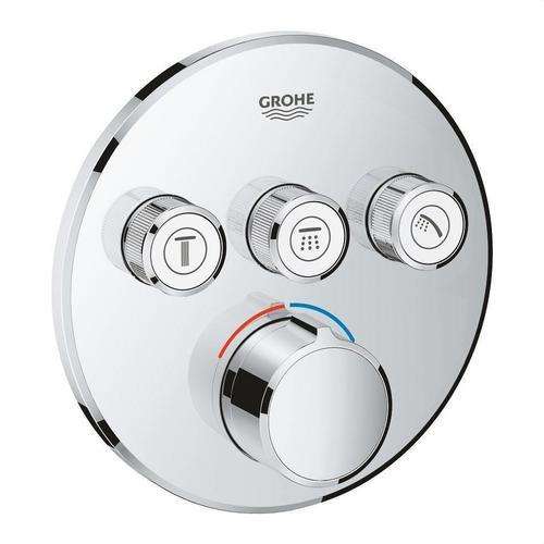 Miscelatore incasso con 3 leve SmartControl cromo con riferimento 29146000 del marchio GROHE