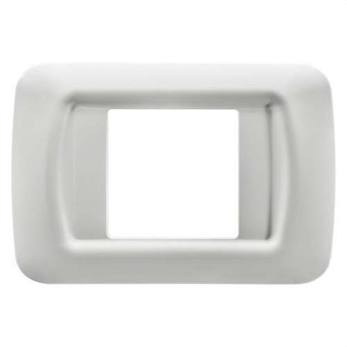 Placca a 2 moduli bianco nube System con riferimento GW22502 del marchio GEWISS