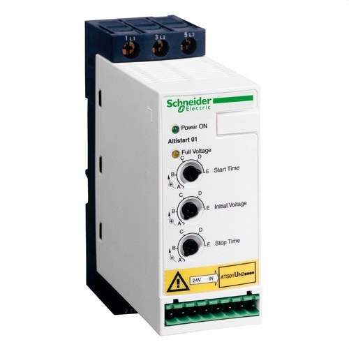 Avviatore dolce per motori asincroni ATS01 12A 5,5 kW Alistart 01 con riferimento ATS01N212QN del marchio SCHNEIDER ELECTRIC