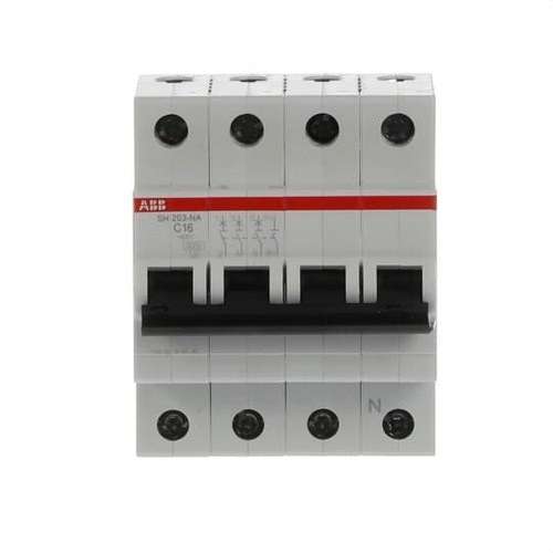 Magnetotermico SH203-C16NA 3P+N 16A Curva C Curva C 6kA con riferimento 2CDS213103R0164 del marchio ABB