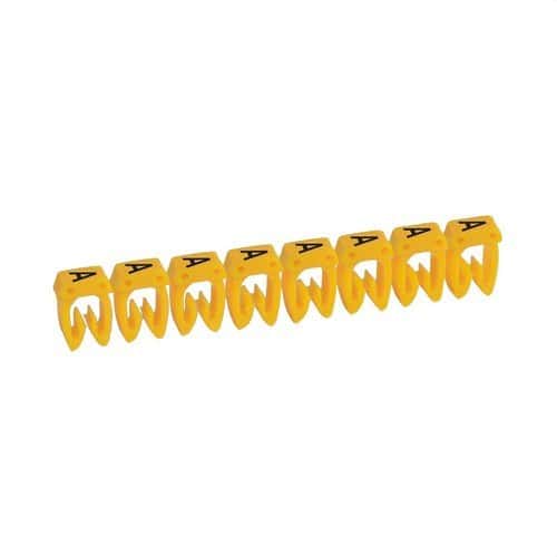 Etichetta per cablaggio CAB 3 - Lettera A fino a 1,5mm2 con riferimento 038300 del marchio LEGRAND