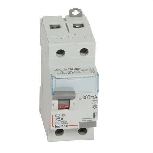 Differenziale DX3 2P 25A 300mA Classe AC con riferimento 411524 del marchio LEGRAND