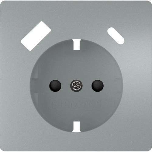 Presa Schuko con USB platino metallizzato Siemens Delta Style con riferimento 5UH12725PM10 del marchio BJC