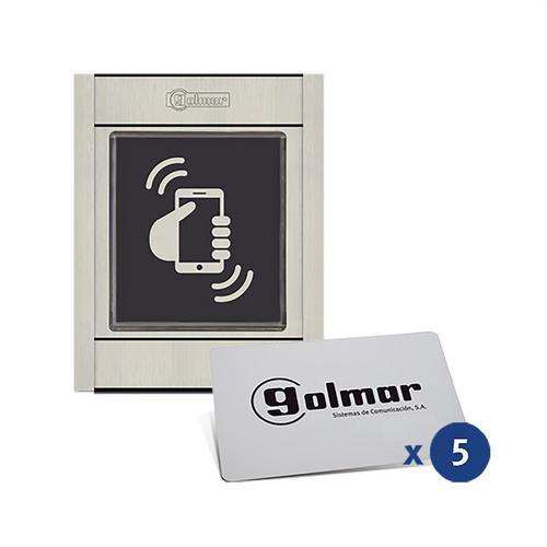 Kit controllo accessi Golmar N4502NFC con riferimento 11884502 del marchio GOLMAR