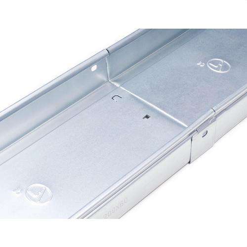 Vassoio cieco in metallo 300x60mm con riferimento CMCS630 del marchio AISCAN