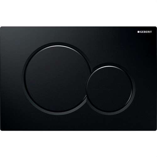 Pulsante di scarico doppio SIGMA01 nero intenso con riferimento 115.770.DW.5 del marchio GEBERIT