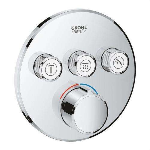 Miscelatore incasso con 3 chiavi SmartControl cromate con riferimento 29146000 del marchio GROHE