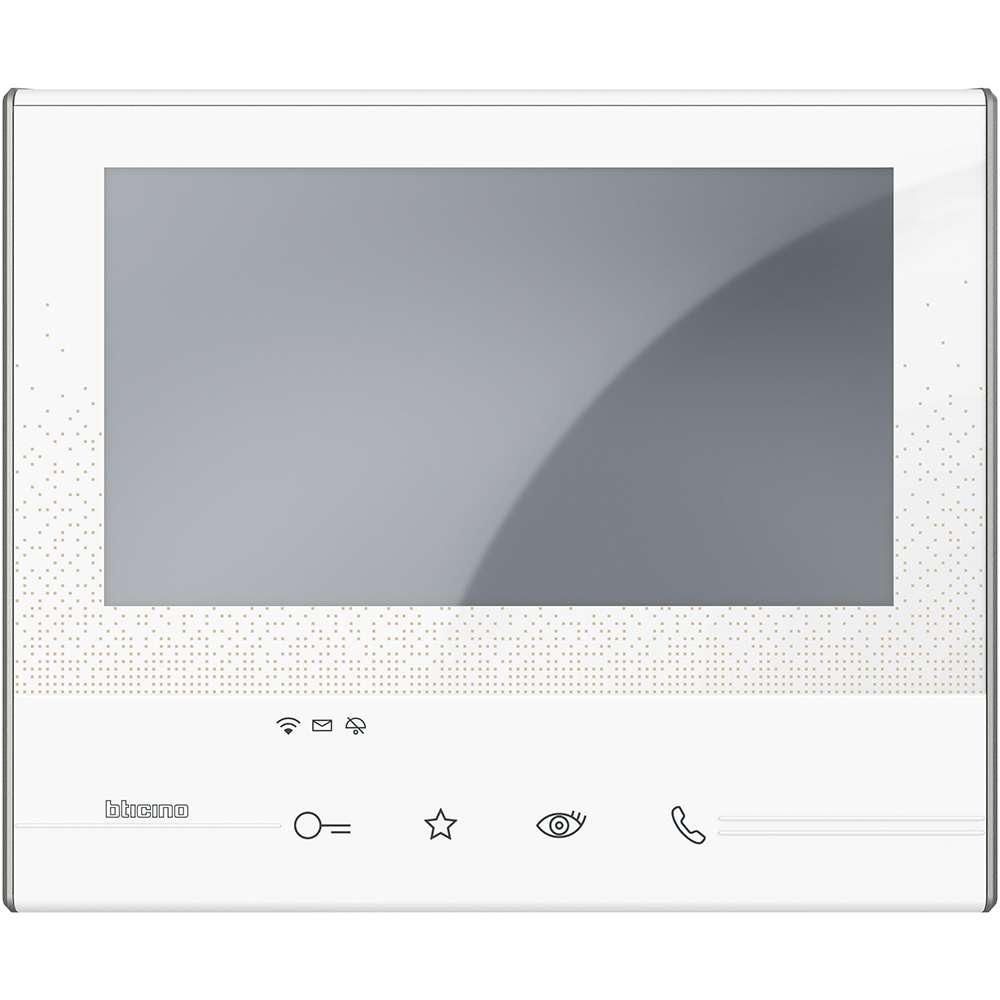 Monitor per videocitofono con WiFi Bticino Classe 300X13E con riferimento 344642 del marchio BTICINO
