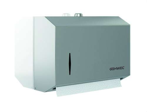 Distributore di asciugamani di carta piccolo inox 304 satinato con riferimento GW03 04 04 01 del marchio GENWEC