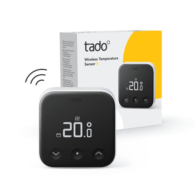 Sensore di temperatura wireless TADOº X con riferimento WTS X del marchio TADOº
