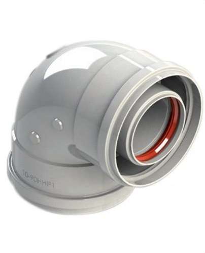 Gomito camino diametro 80/110mm 90º femmina-femmina alluminio bianco con riferimento 811-90HHP1 del marchio FIG