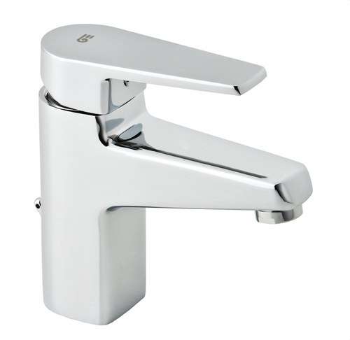 Rubinetto monocomando per lavabo KLIP cromato con riferimento 64130 16 45 66 del marchio GENEBRE