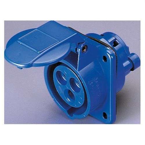 Base fissa da incasso a 10º IP44 2P+T 16A 230V con riferimento GW62204 del marchio GEWISS