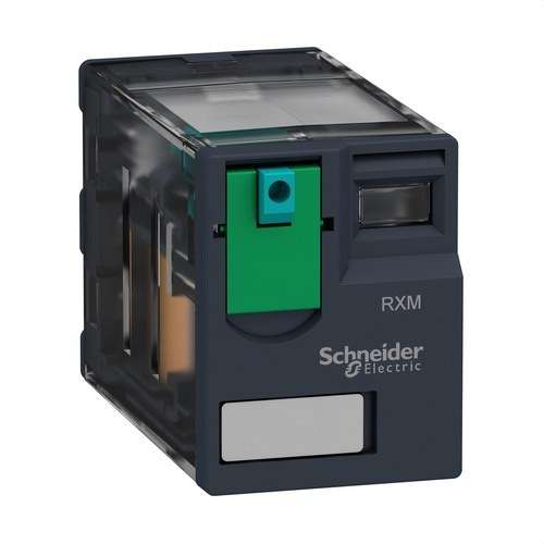 Relè miniatura plug-in Zelio Relay 6A 4PDT 24 V CC con riferimento RXM4AB1BD del marchio SCHNEIDER ELECTRIC