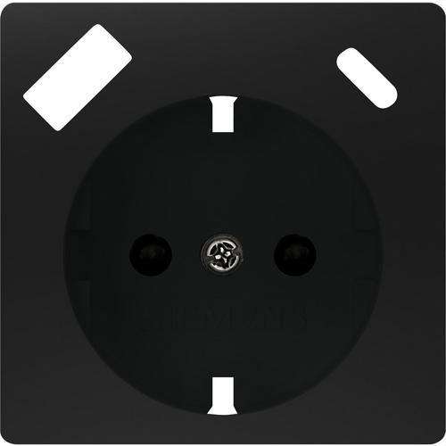 Presa schuko con USB nero opaco Miro con riferimento 5UH10725SB10 del marchio BJC