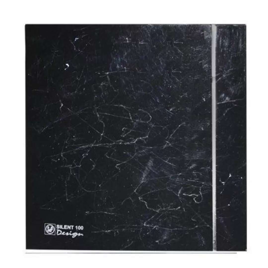 Estrattore per bagno SILENT-100 CZ Design 4C marmo nero con riferimento 5210611900 del marchio SOLER & PALAU